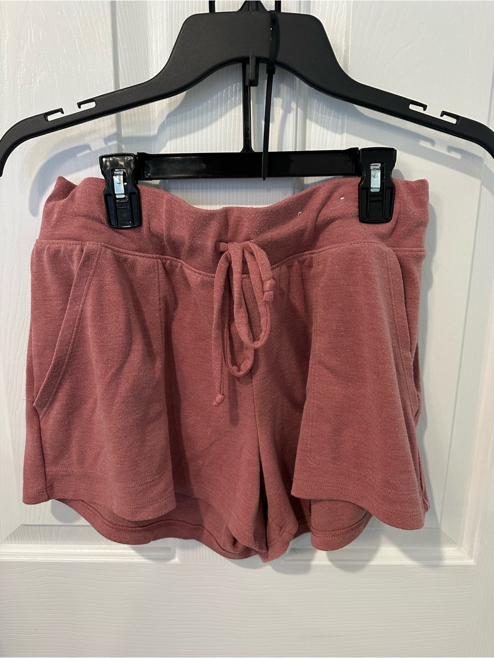 stars above Dusty Rose Athletic Lounge Shorts